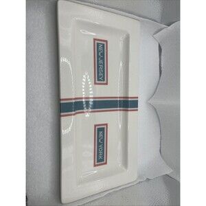 Fishs Eddy Serving Plate Holland Tunnel New York / New Jersey